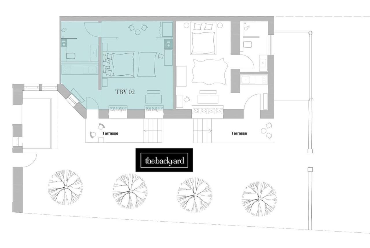 טרייר Exklusive Designferienwohnung The Backyard Tby 02 מראה חיצוני תמונה